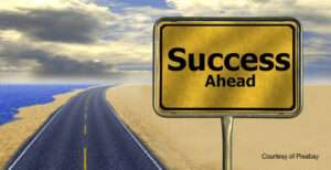 Success Ahead Sign: Benefits of Being Consistent